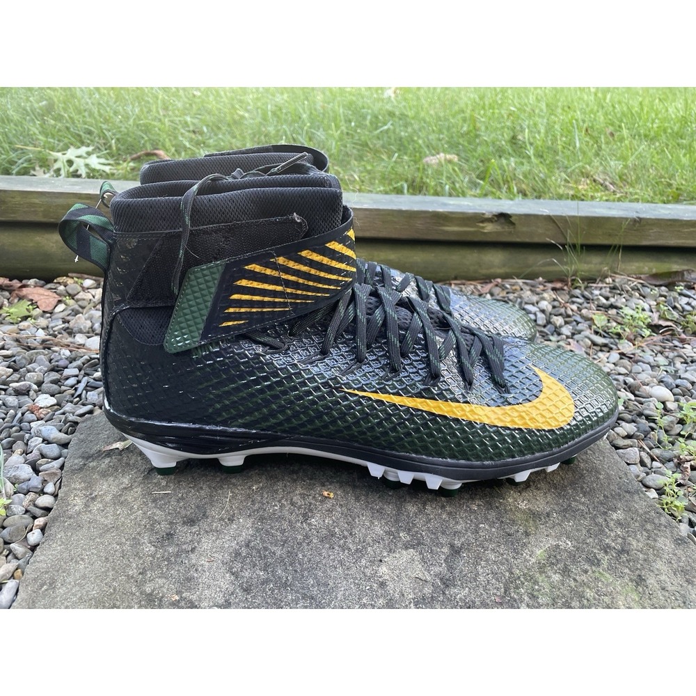 Nike Lunarbeast Elite TD Men's Football Cleat M16 Green Yellow